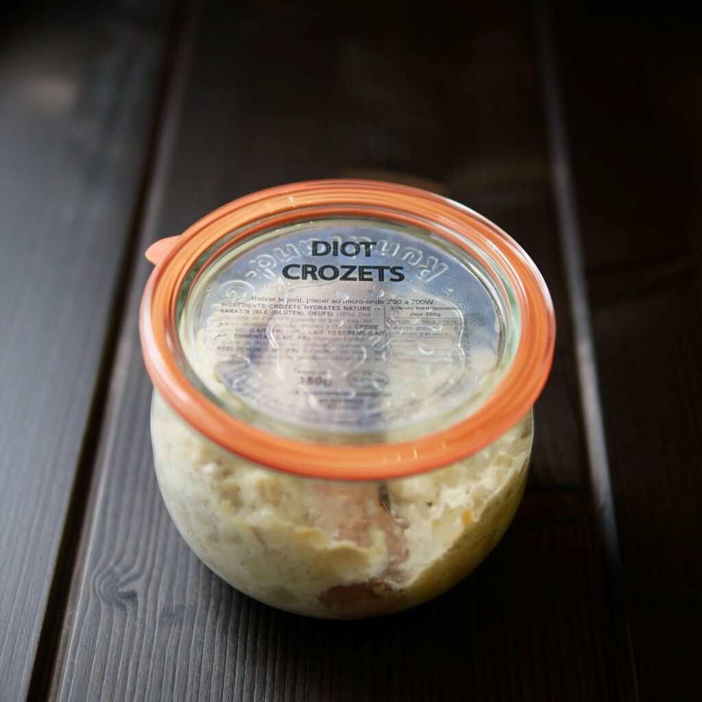 plat cuisiné bocal
